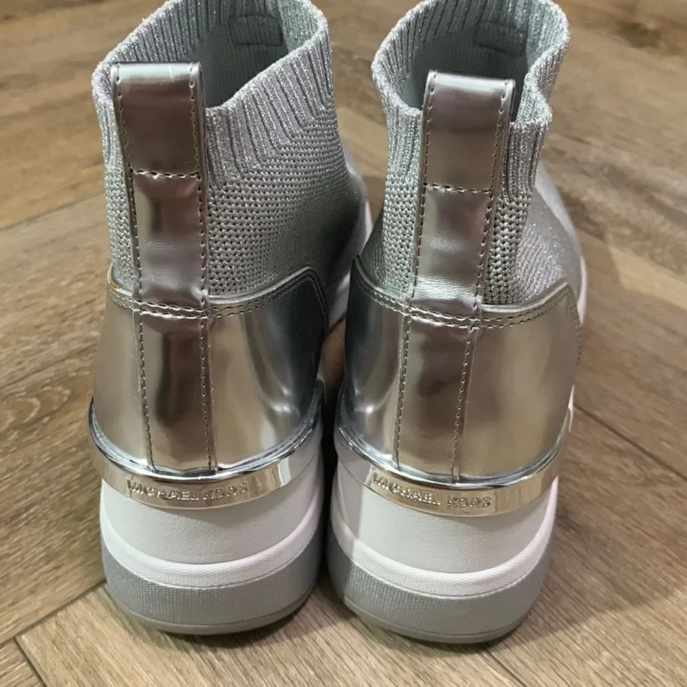 Michael Kors Sparkly Heeled Bootie - Picture 2 of 8